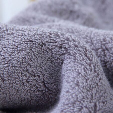 3 Set Soft Absorbent Breathable Bath Towels Pure Cotton Medium, Large and Extra Large Bath Towels (Grey) - Image 3