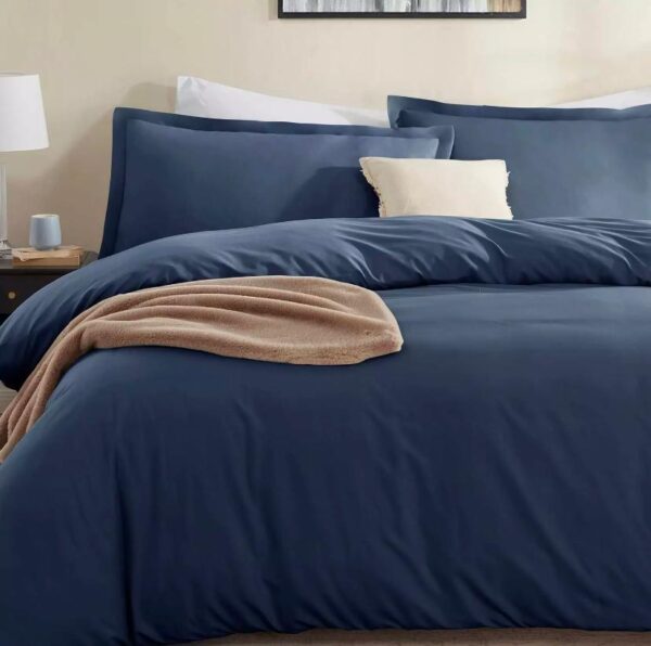 navy blue bedding set