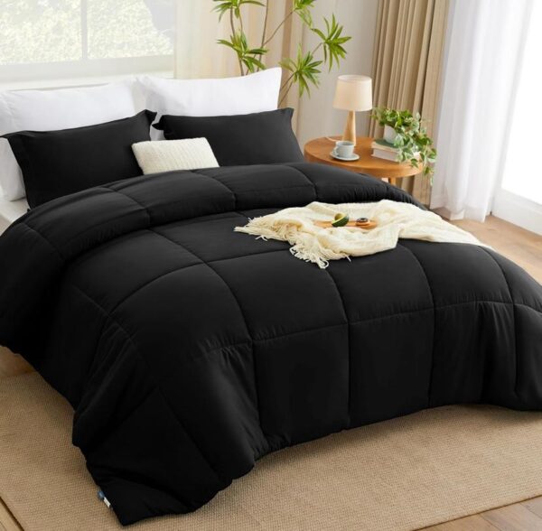 high quality black bedding set