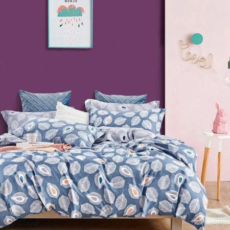 blue fern duvet set