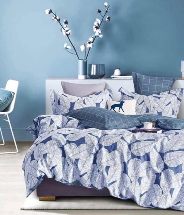 blue fern duvet set