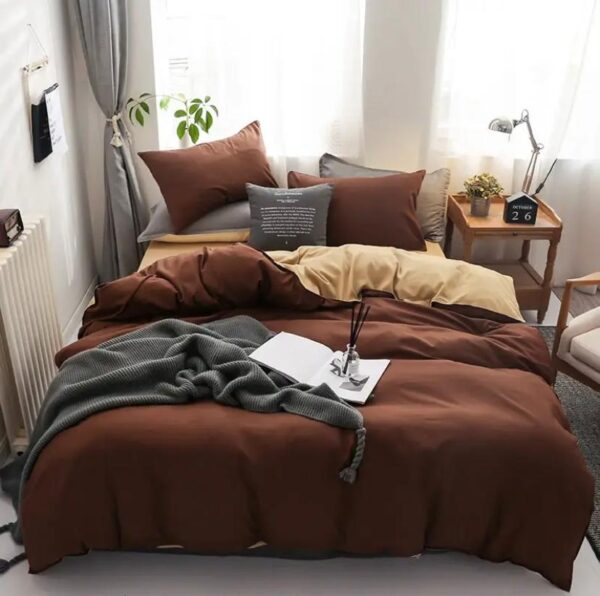 brown duvet cover