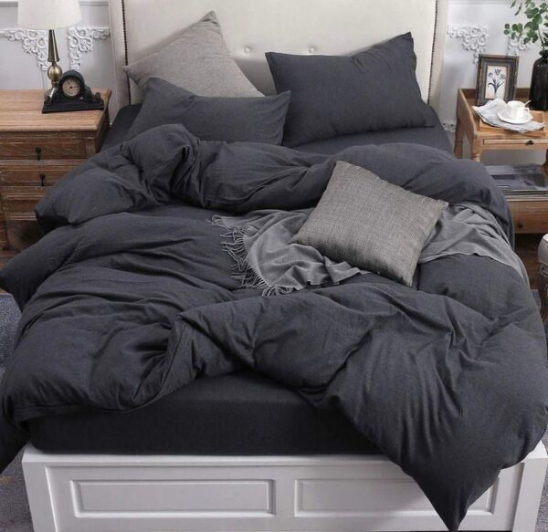 charcoal duvet set