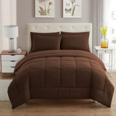 Coffee Brown Duvet Set