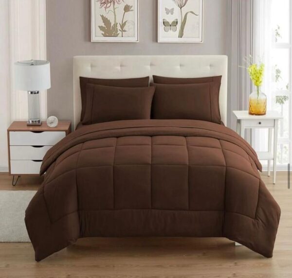 Coffee Brown Duvet Set