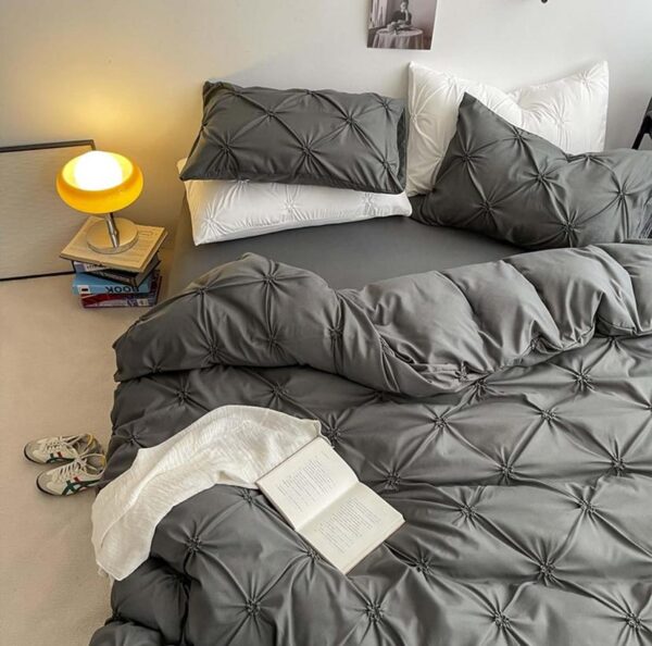 pintuck duvet