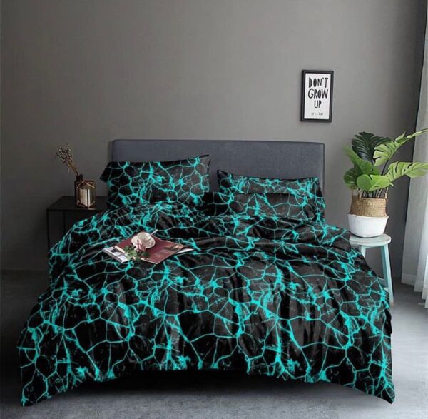 black marble duvet set