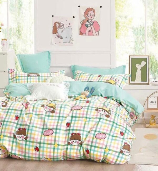 nordic cartoon character duvet cover