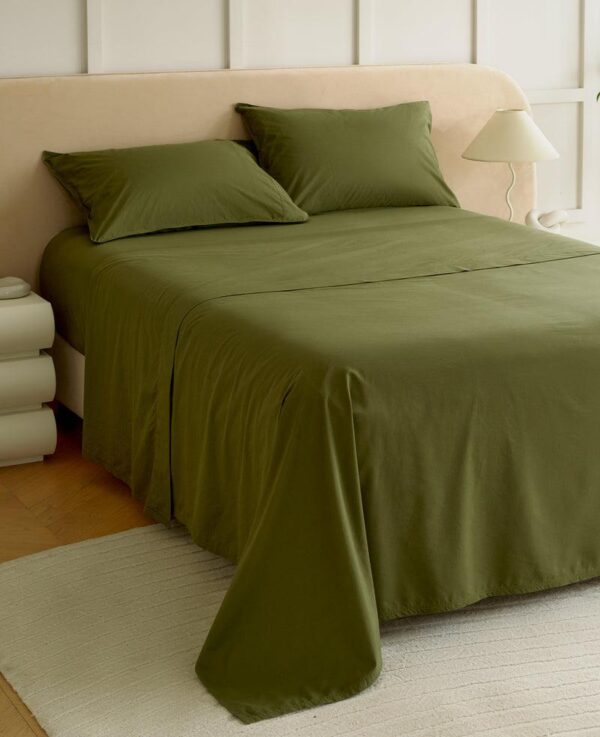 green duvet cover