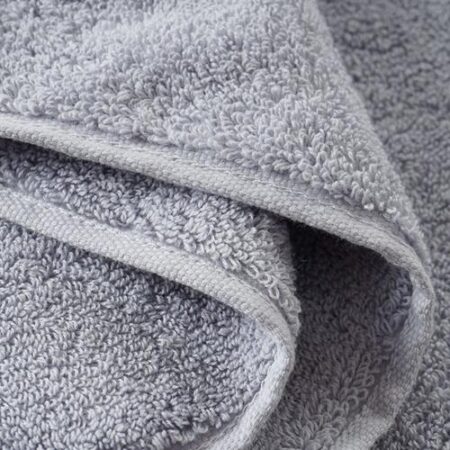 2 Piece Cotton Bath Towels, Extra Absorbent and Quick Dry Soft Bath Towels for Home, Hotels, Shortlet, Perfect Gift (Large, Extra Large| Grey) - Image 4
