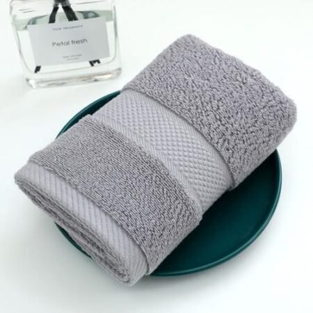 2 Piece Cotton Bath Towels, Extra Absorbent and Quick Dry Soft Bath Towels for Home, Hotels, Shortlet, Perfect Gift (Large, Extra Large| Grey) - Image 6