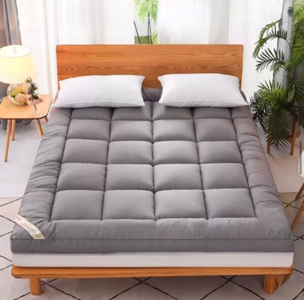 grey mattress topper