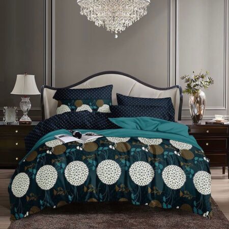 circle pattern duvet set