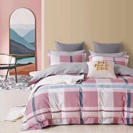 geometric duvet set