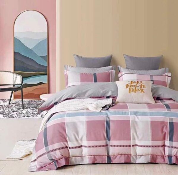 geometric duvet set