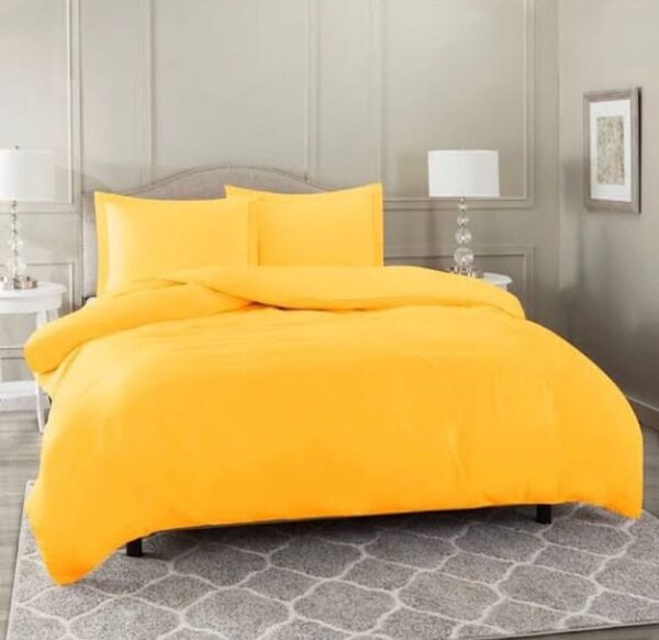 Yellow duvet set