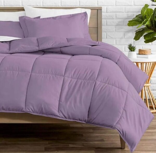 Lilac purple duvet set