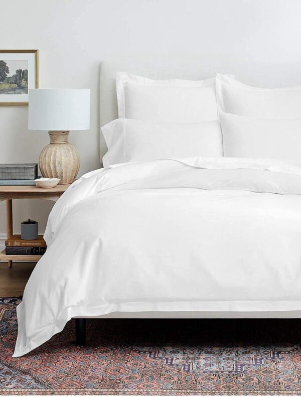 White Quilted Duvet Set