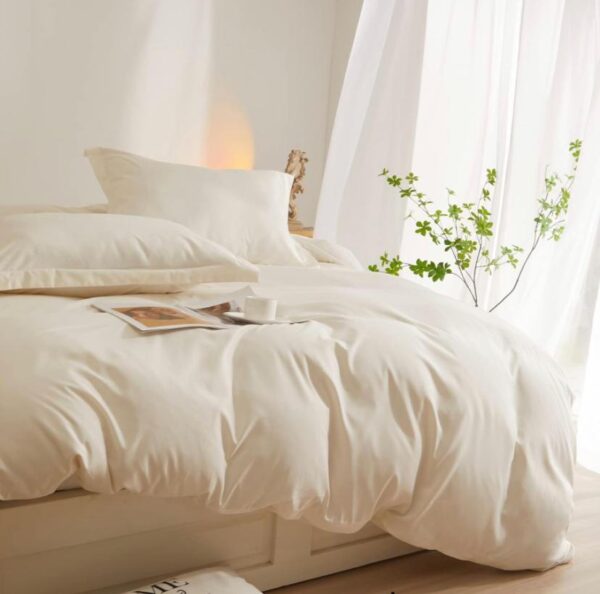 cream duvet cover