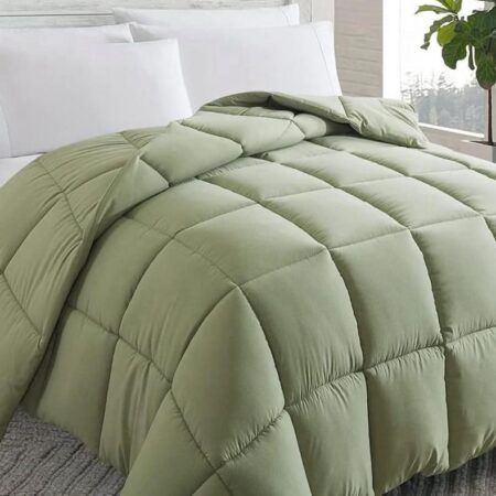 Luxury Green Duvet Set 4 by 6, 6 by 6, 6 by 7, 7 by 7 Size, High Quality Soft and Breathable Green Duvet +Pillowcases and Bedsheet Set - Image 2