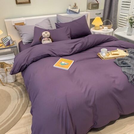 purple duvet set