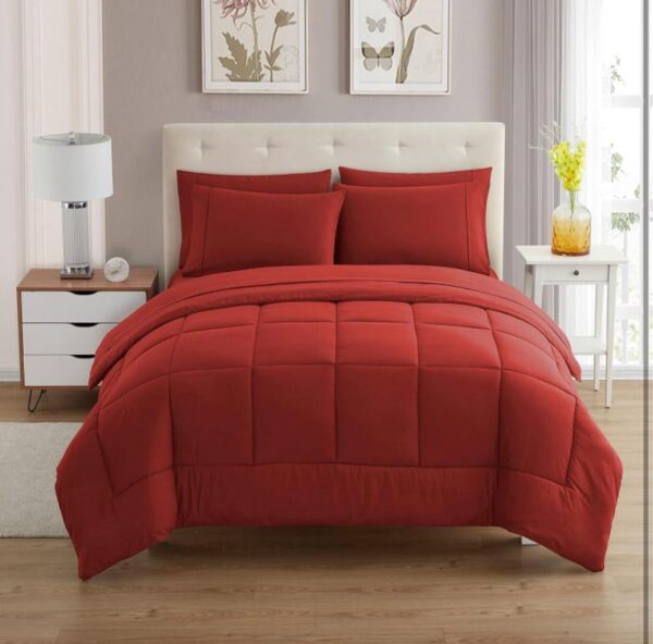 red duvet cover