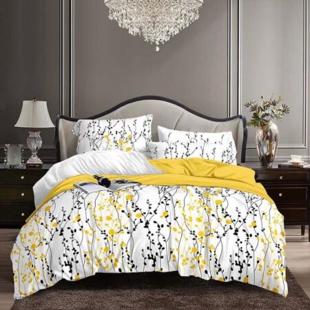 white flower duvet cover