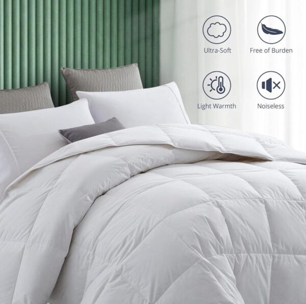 white bedding set