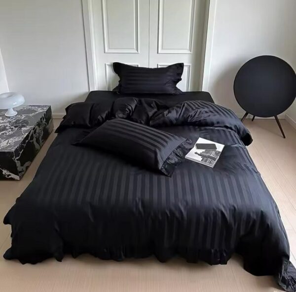 black stripes duvet cover king size