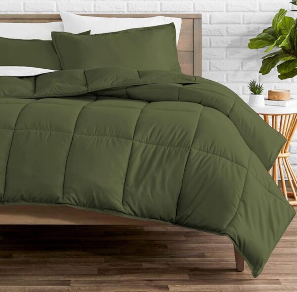 Army green duvet set