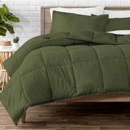 deep green duvet set