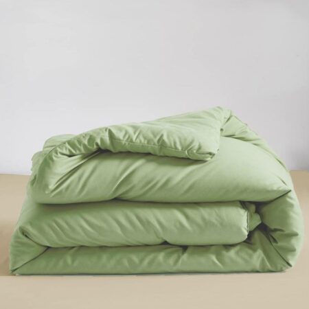 green duvet cover