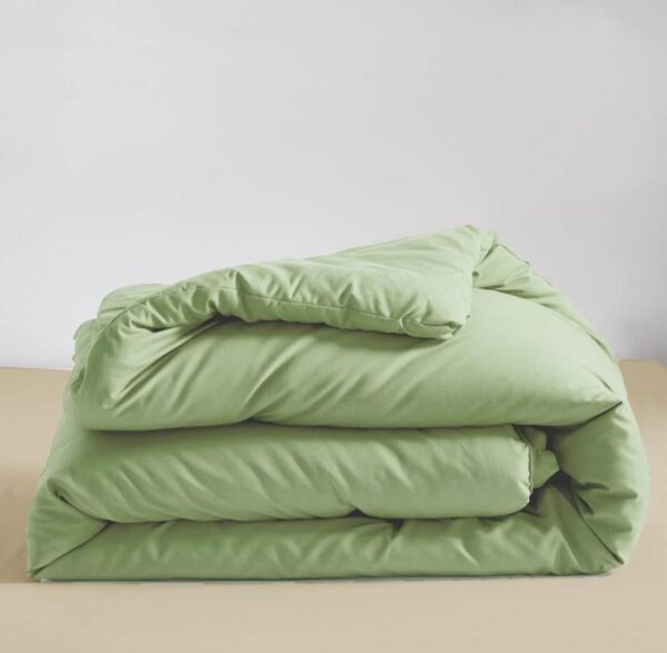 green duvet cover