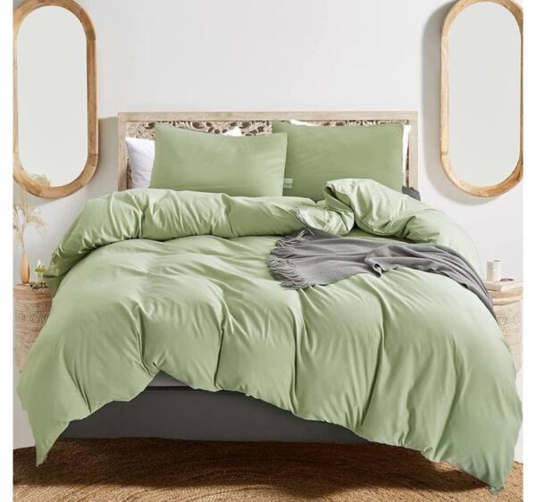 green bedding