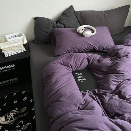 purple duvet set