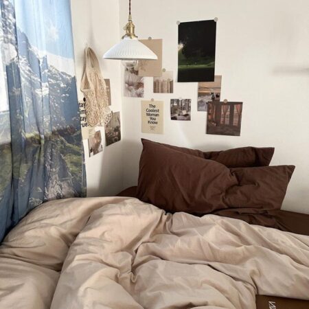 cream duvet