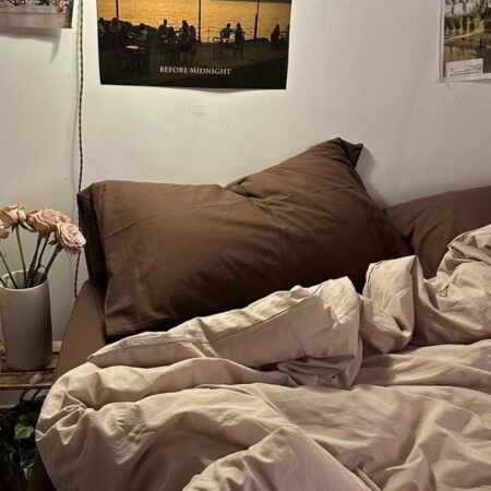 taupe duvet set
