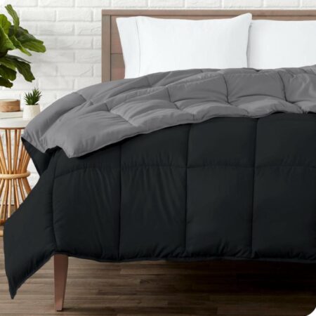 black and grey duvet set