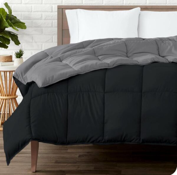 black and grey duvet set