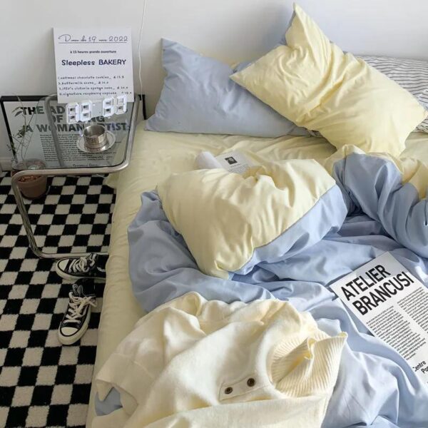 blue duvet set