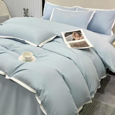 Luxury blue duvet set