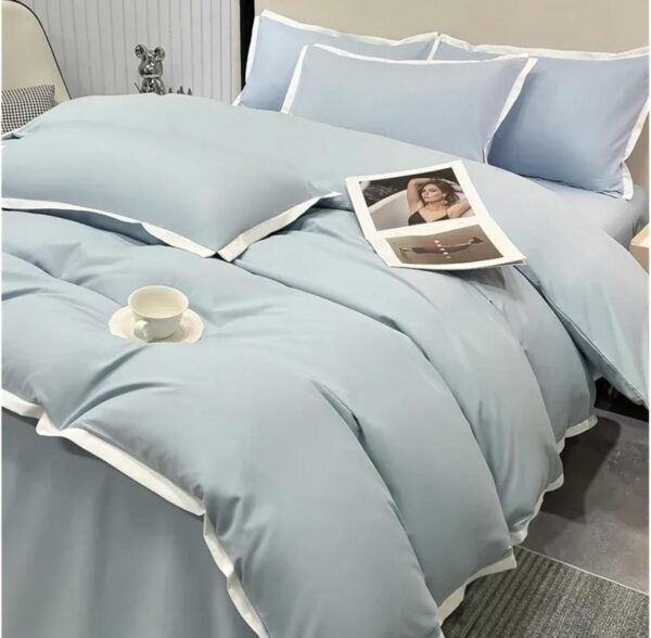 Luxury blue duvet set