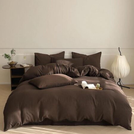 Brown duvet set