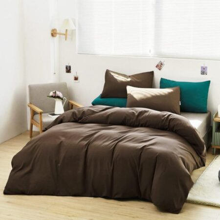 brown duvet cover