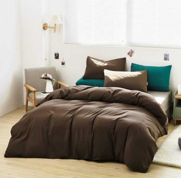 brown duvet cover