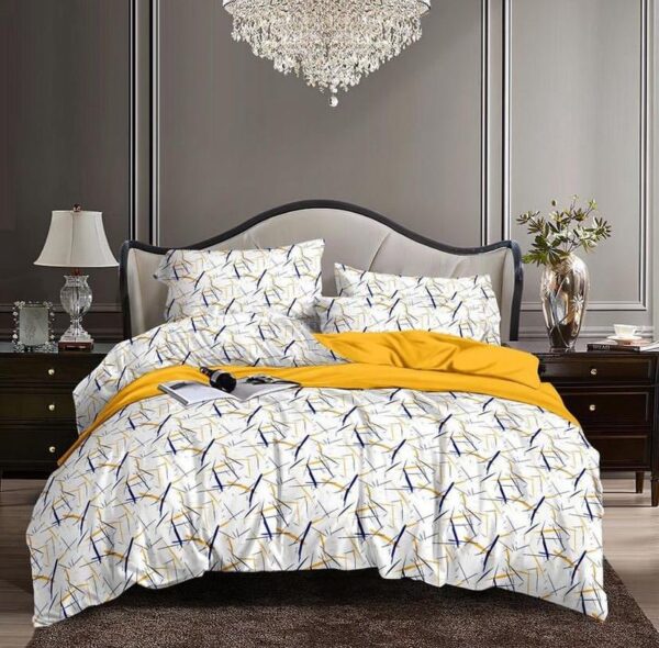 Floral printed duvet set