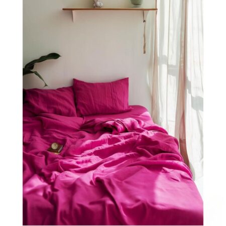 fuchsia duvet set