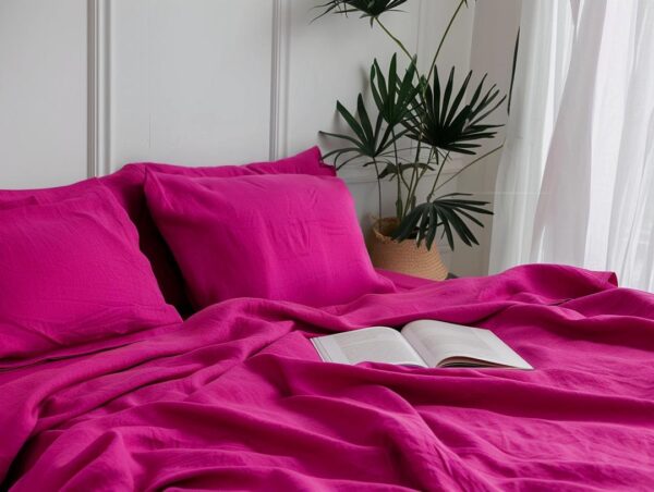 pink duvet cover