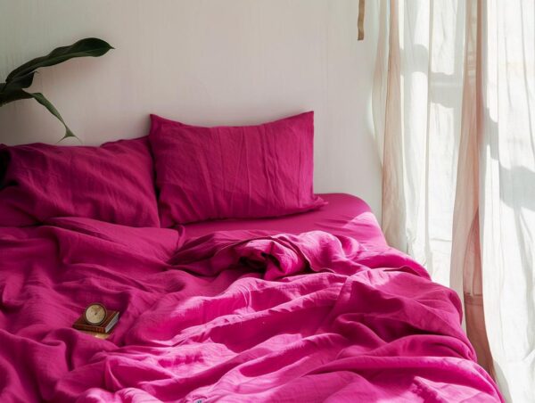 pink duvet cover