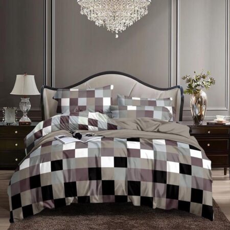 checkered bedding set